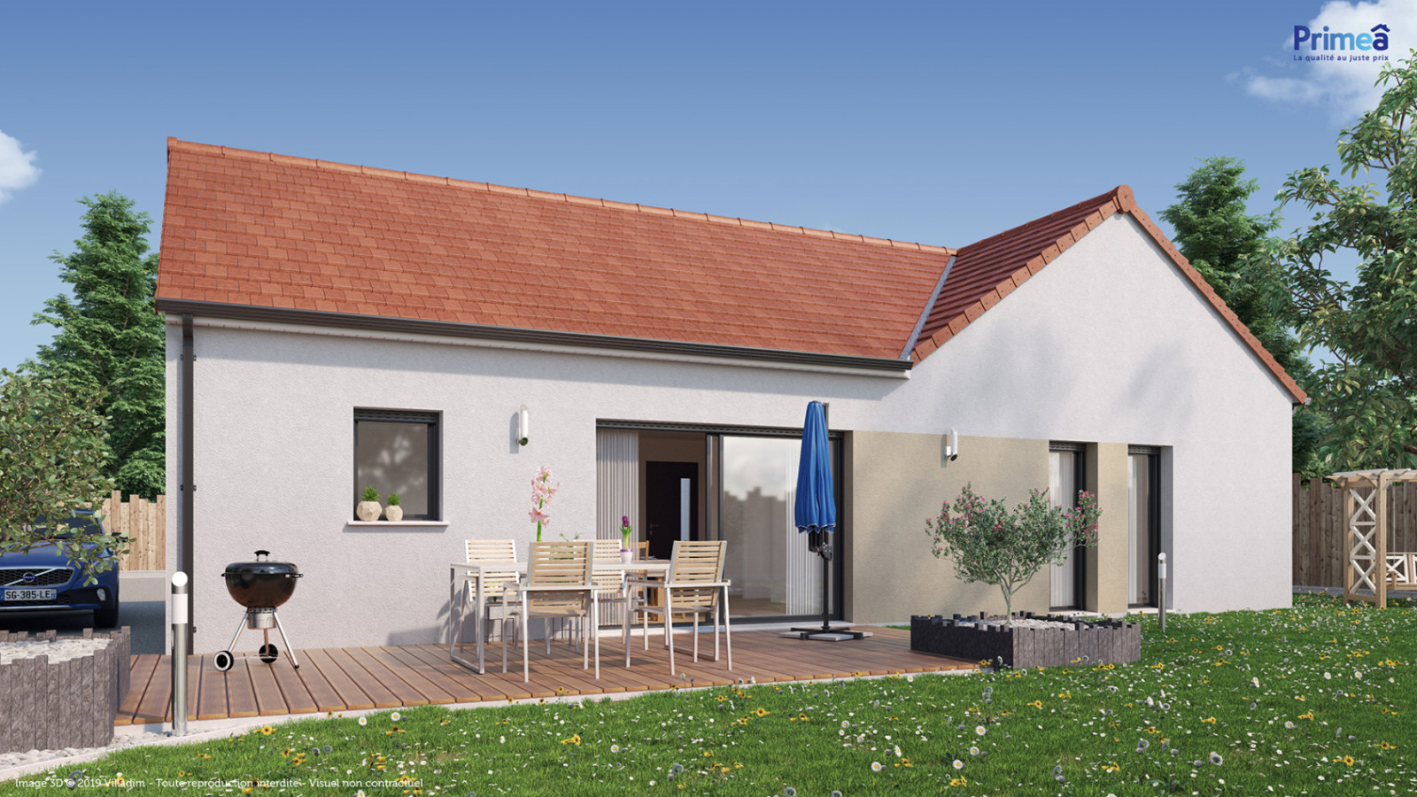 Maison neuve à Fresnay-l'Évêque avec 3 chambres sur terrain de 565m2 / image 4