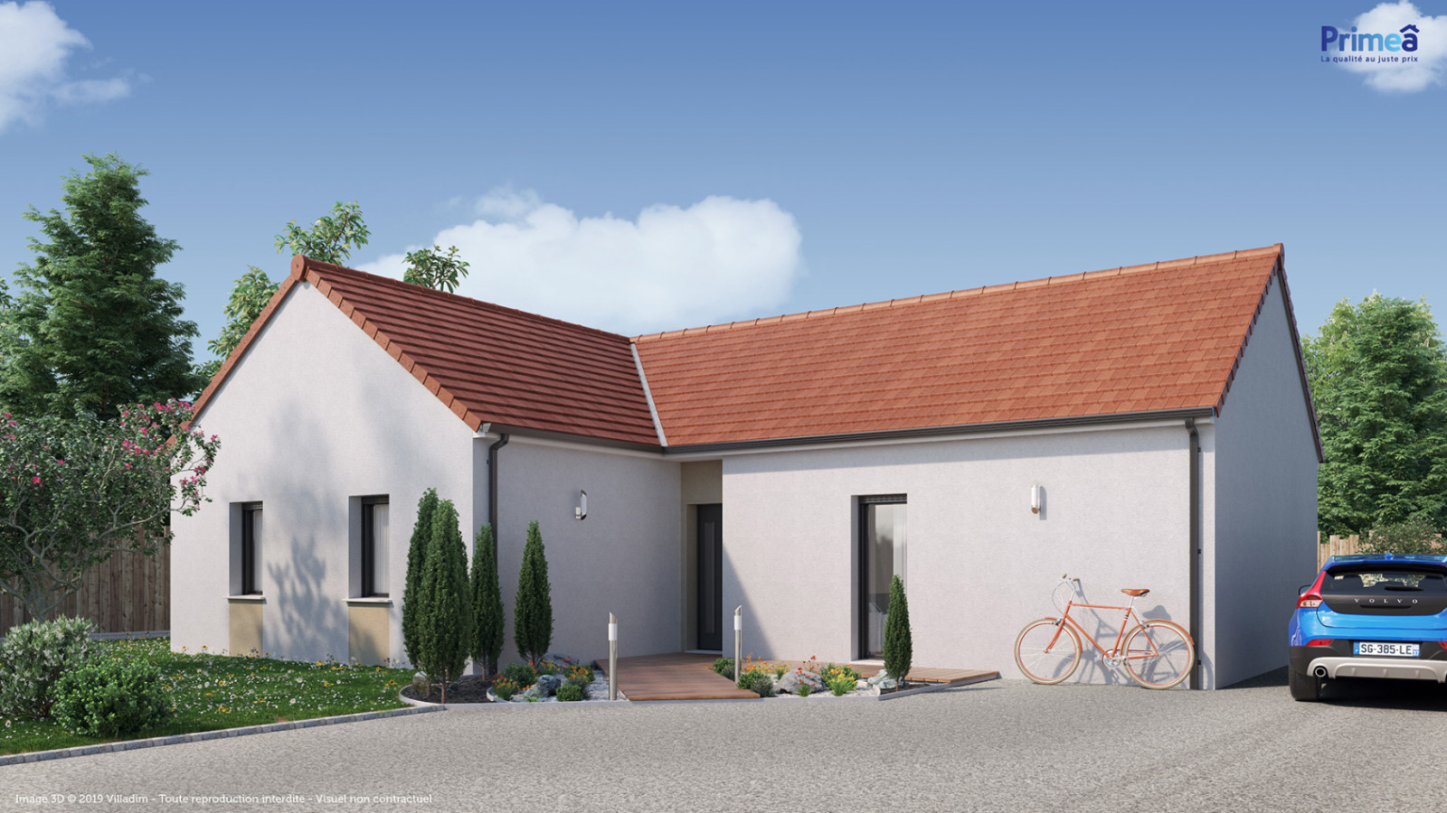 Maison neuve à Fresnay-l'Évêque avec 3 chambres sur terrain de 565m2 / image 5