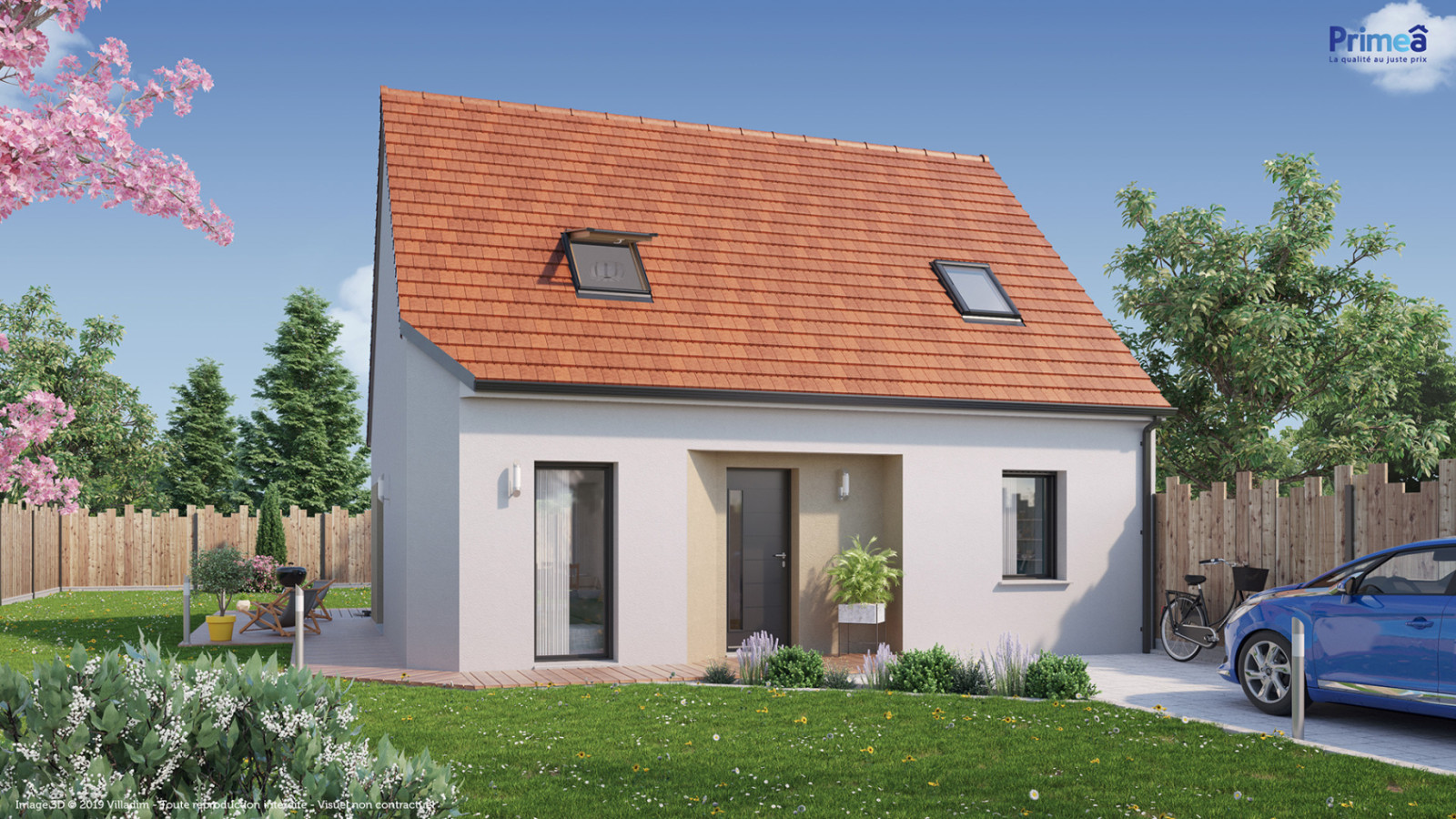Maison neuve à Escolives-Sainte-Camille avec 4 chambres sur terrain de 740m2 / image 2