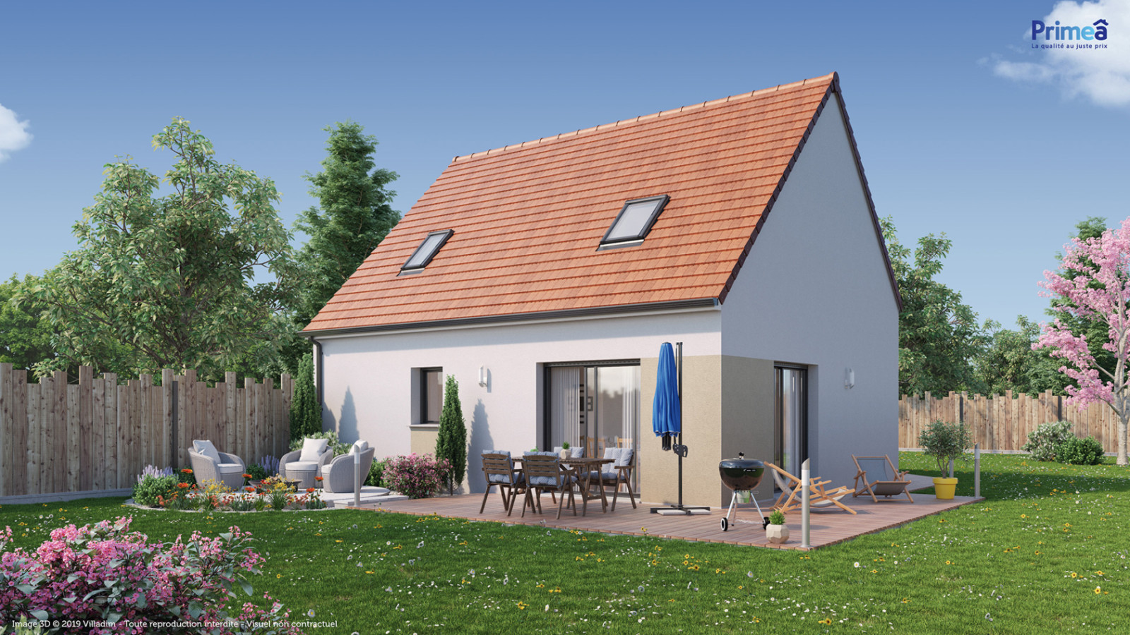 Maison neuve à Escolives-Sainte-Camille avec 4 chambres sur terrain de 740m2 / image 3
