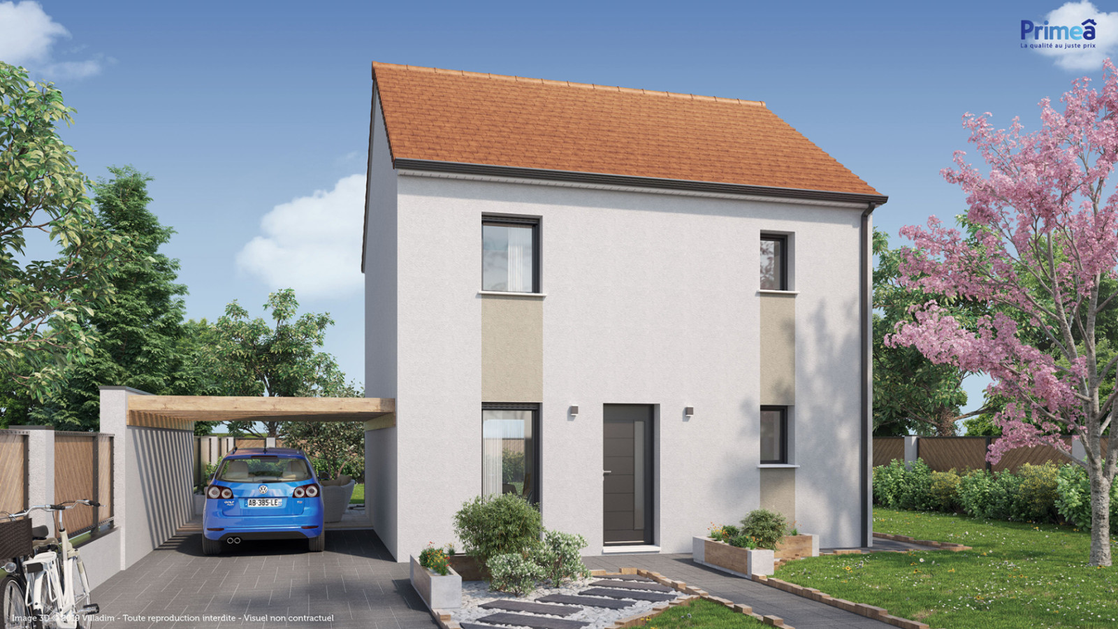 Maison neuve à Terminiers avec 3 chambres sur terrain de 634m2 / image 3