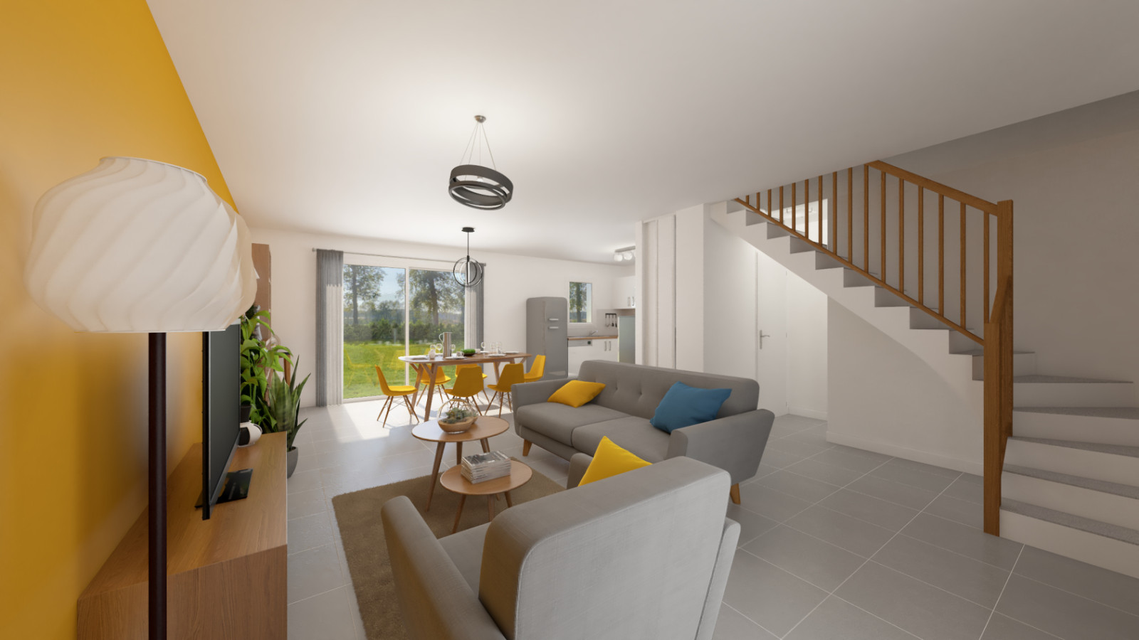 Maison neuve à Terminiers avec 3 chambres sur terrain de 634m2 / image 4