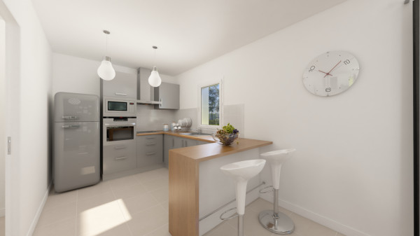 Maison neuve à Saint-Médard-en-Jalles avec 3 chambres sur terrain de 430m2 - image 3