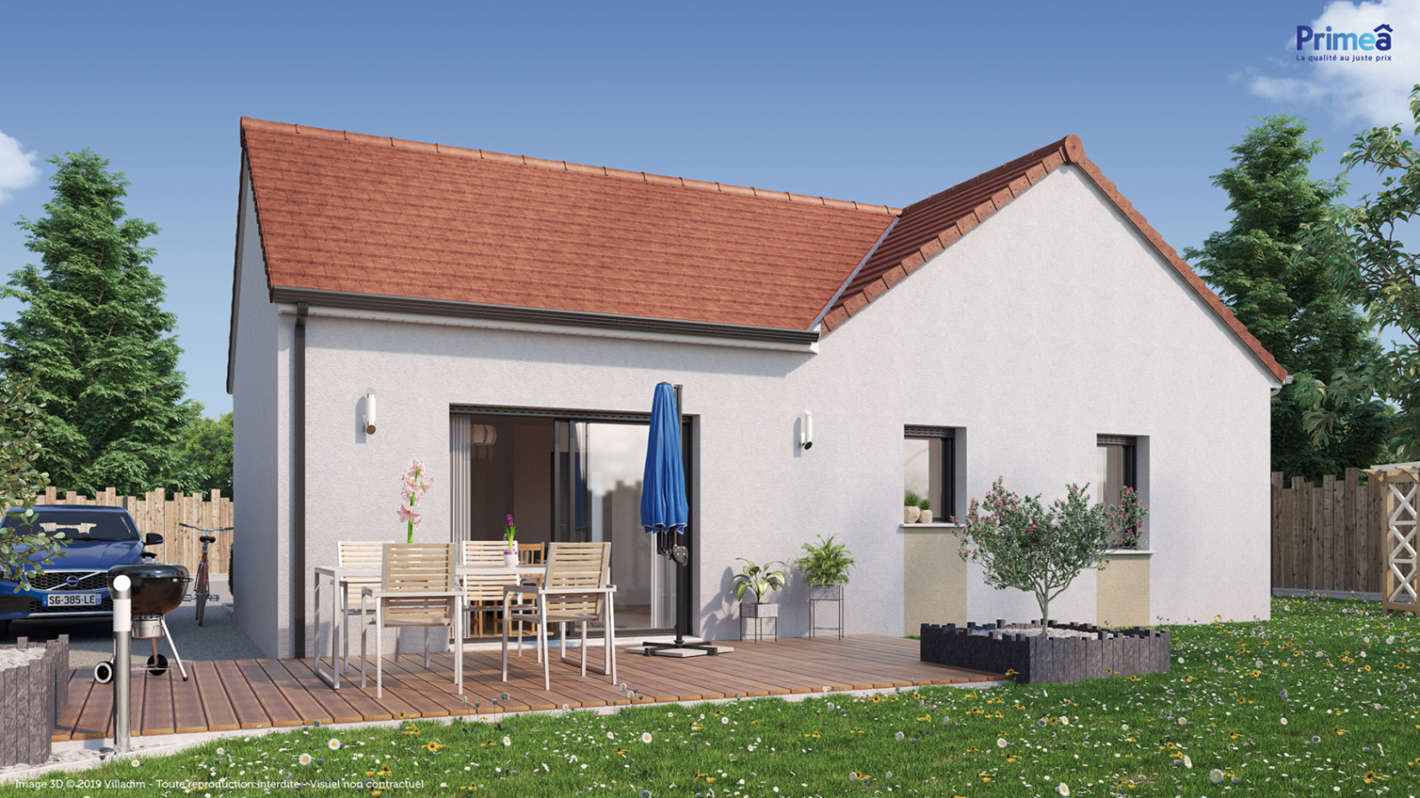 Maison neuve à Janville-en-Beauce avec 3 chambres sur terrain de 538m2 / image 2