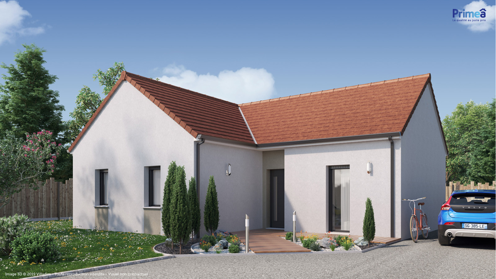 Maison neuve à Arc-sur-Tille avec 3 chambres sur terrain de 521m2 / image 3
