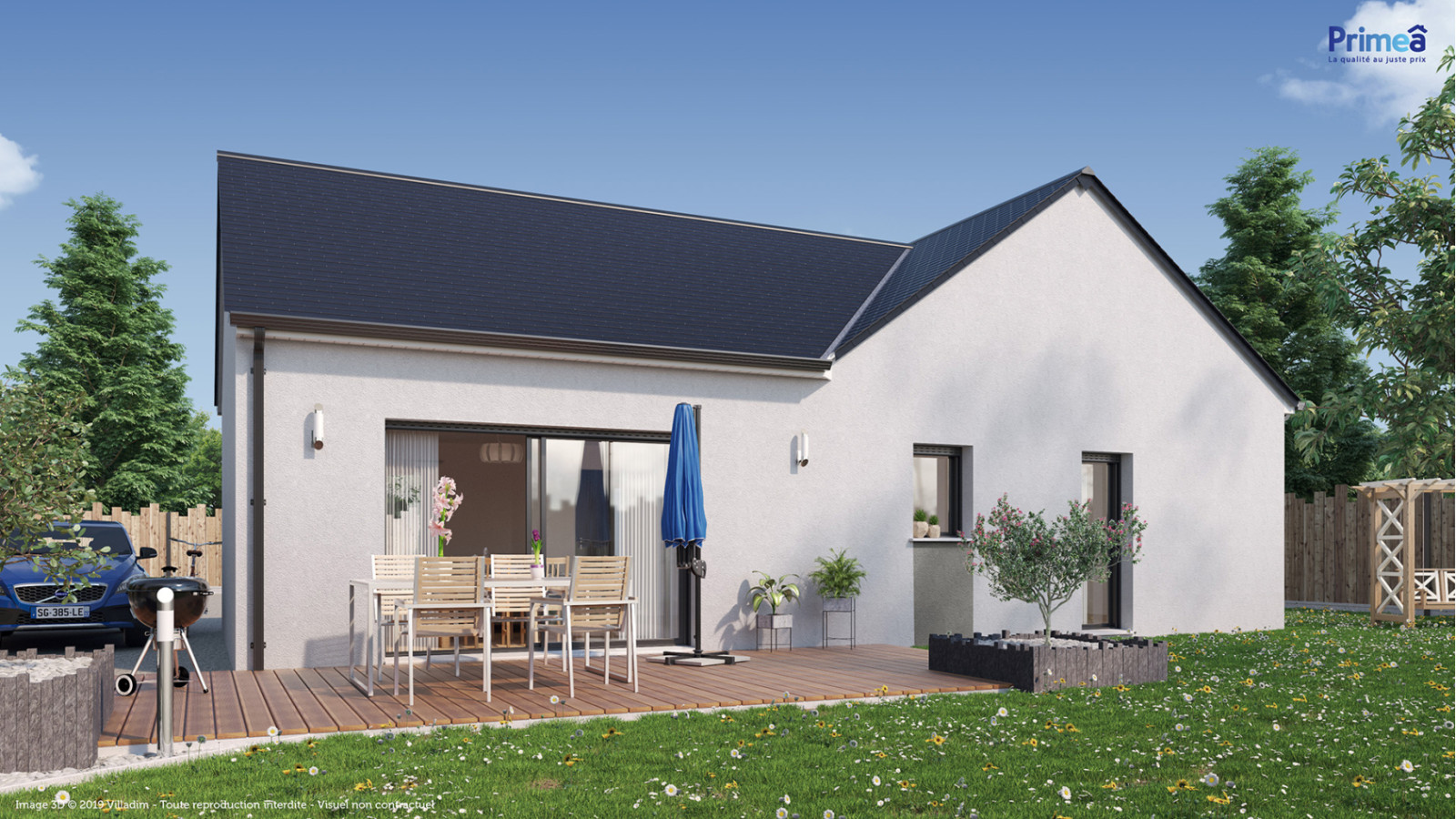 Maison neuve à Chanceaux-près-Loches avec 3 chambres sur terrain de 552m2 / image 2