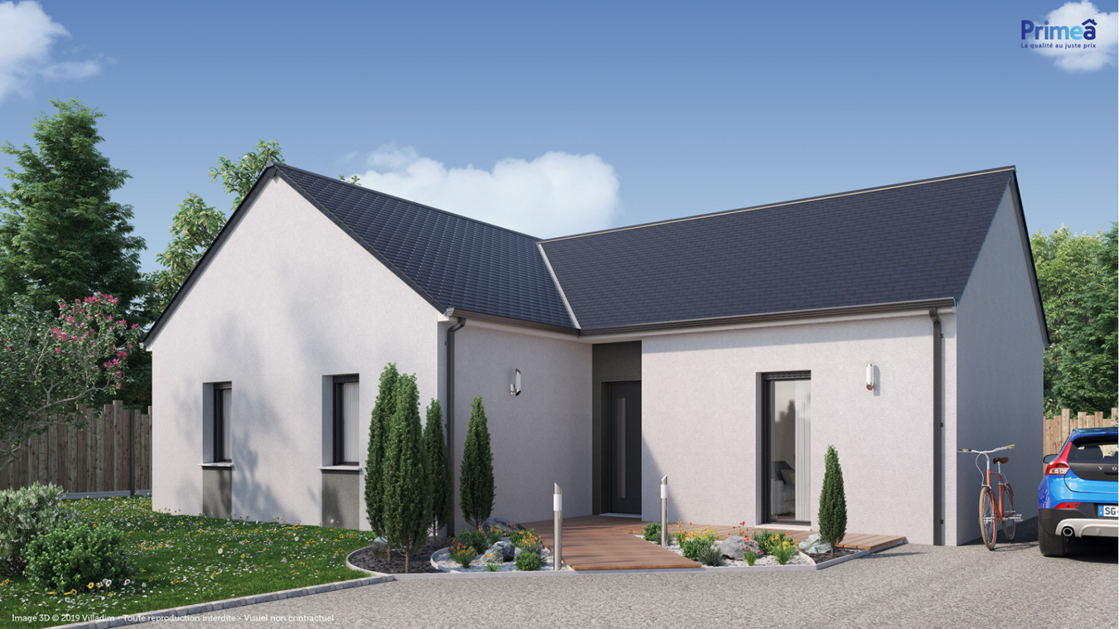 Maison neuve à Chanceaux-près-Loches avec 3 chambres sur terrain de 552m2 / image 3
