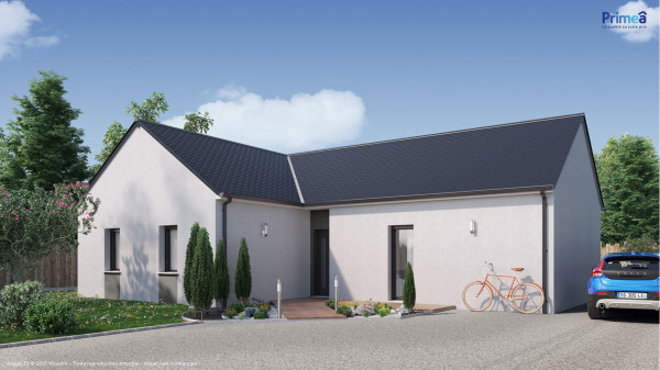 Maison neuve à Longuenée-en-Anjou avec 4 chambres sur terrain de 455m2 - image 2