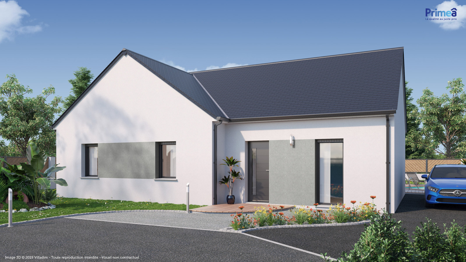 Maison neuve à Arc-sur-Tille avec 3 chambres sur terrain de 511m2 / image 2