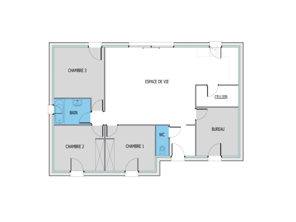 Plan (maison 1074)