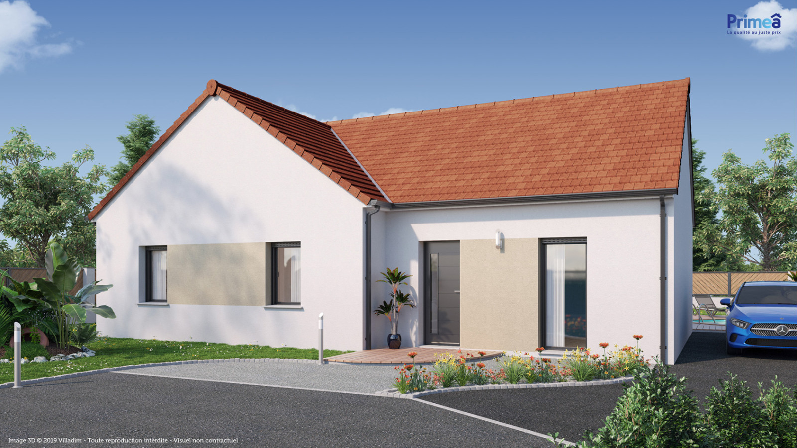 Maison neuve à Maxilly-sur-Saône avec 3 chambres sur terrain de 660m2 / image 2