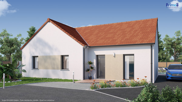 Maison neuve à Aiserey avec 3 chambres sur terrain de 606m2 - image 1