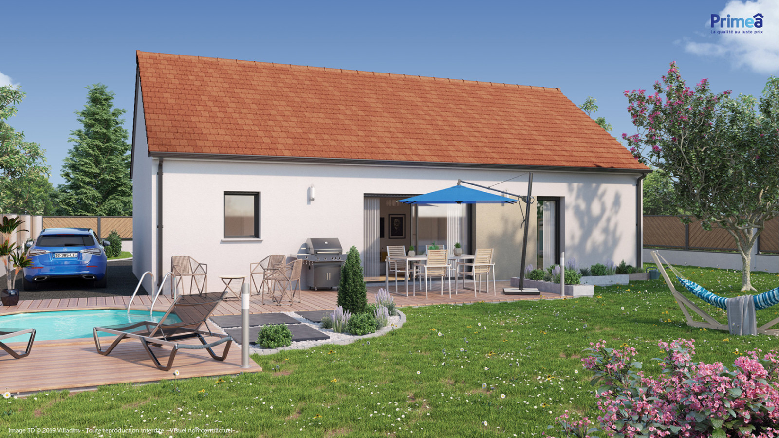Maison neuve à Maxilly-sur-Saône avec 3 chambres sur terrain de 660m2 / image 3