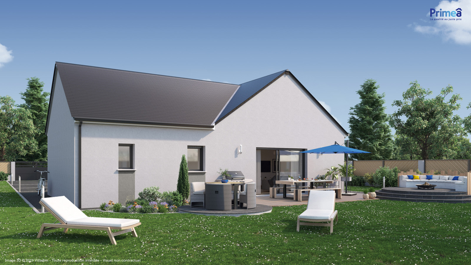 Maison neuve à Corcelles-les-Monts avec 3 chambres sur terrain de 400m2 / image 2