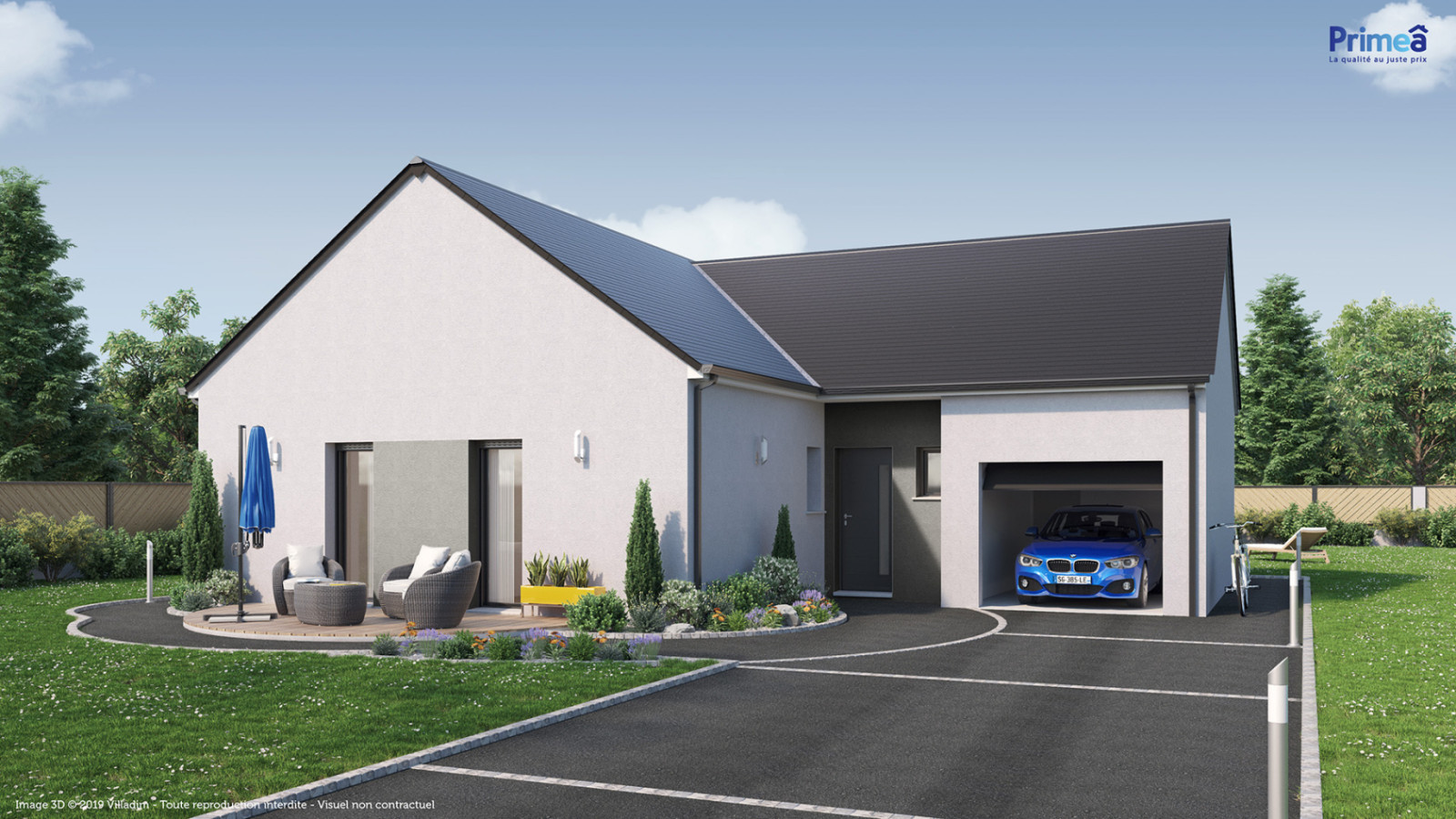 Maison neuve à Corcelles-les-Monts avec 3 chambres sur terrain de 400m2 / image 3