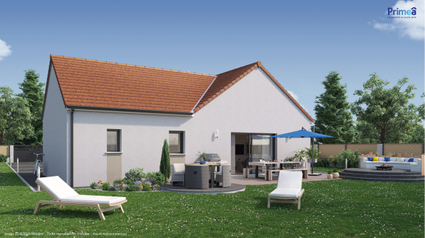 Maison neuve à Sombernon avec 3 chambres sur terrain de 950m2 - image 1