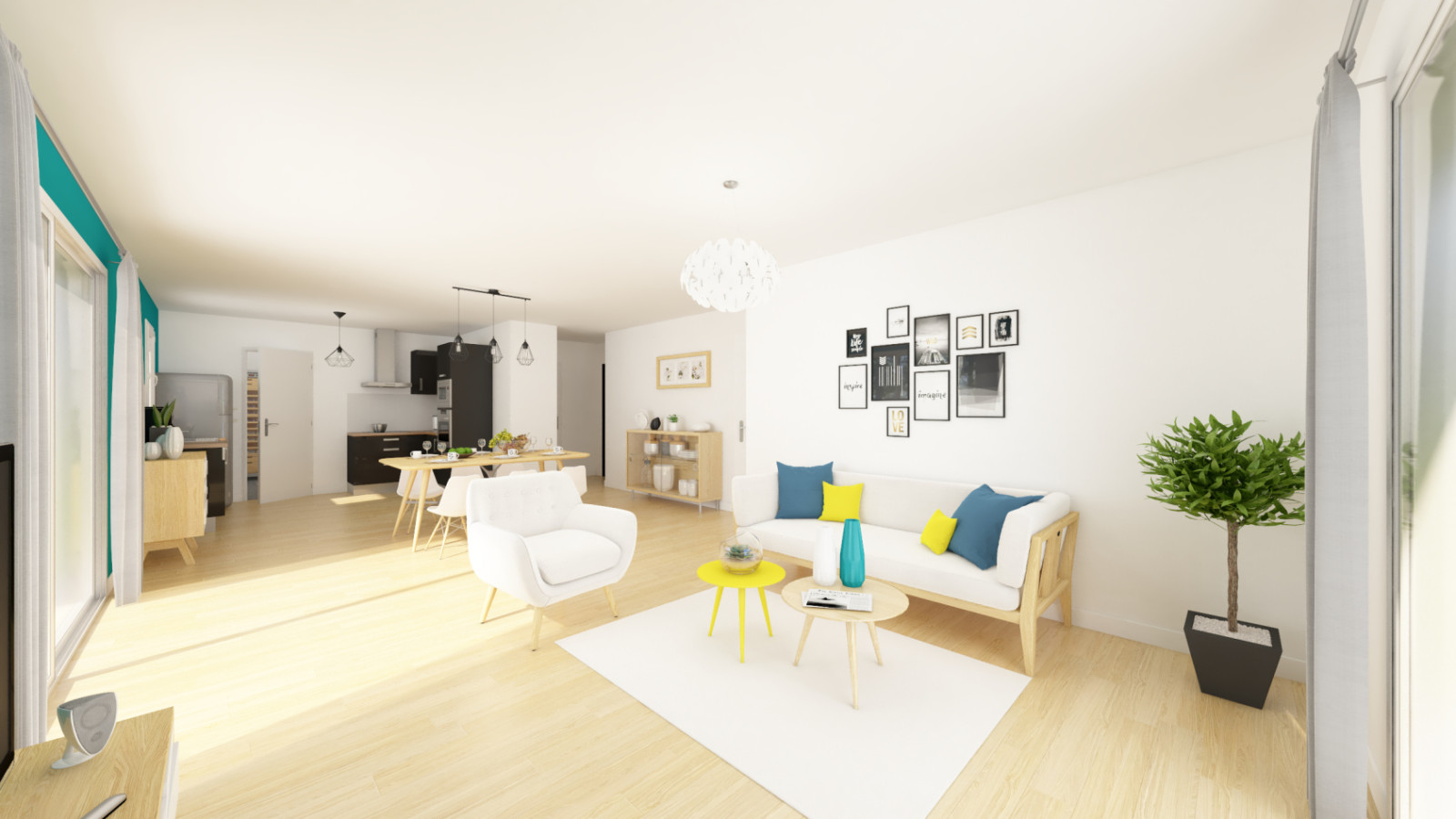 Maison neuve à Chasseneuil-du-Poitou avec 4 chambres sur terrain de 286m2 / image 6