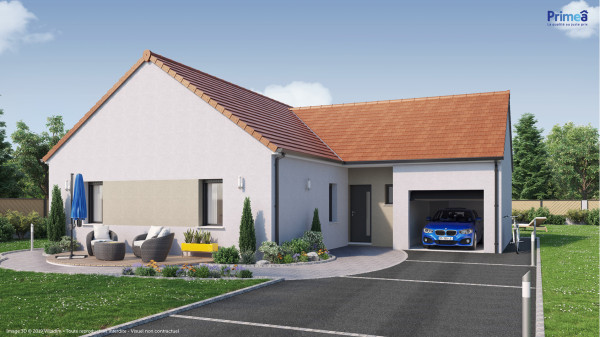 Maison neuve à Poncey-lès-Athée avec 4 chambres sur terrain de 754m2 - image 2