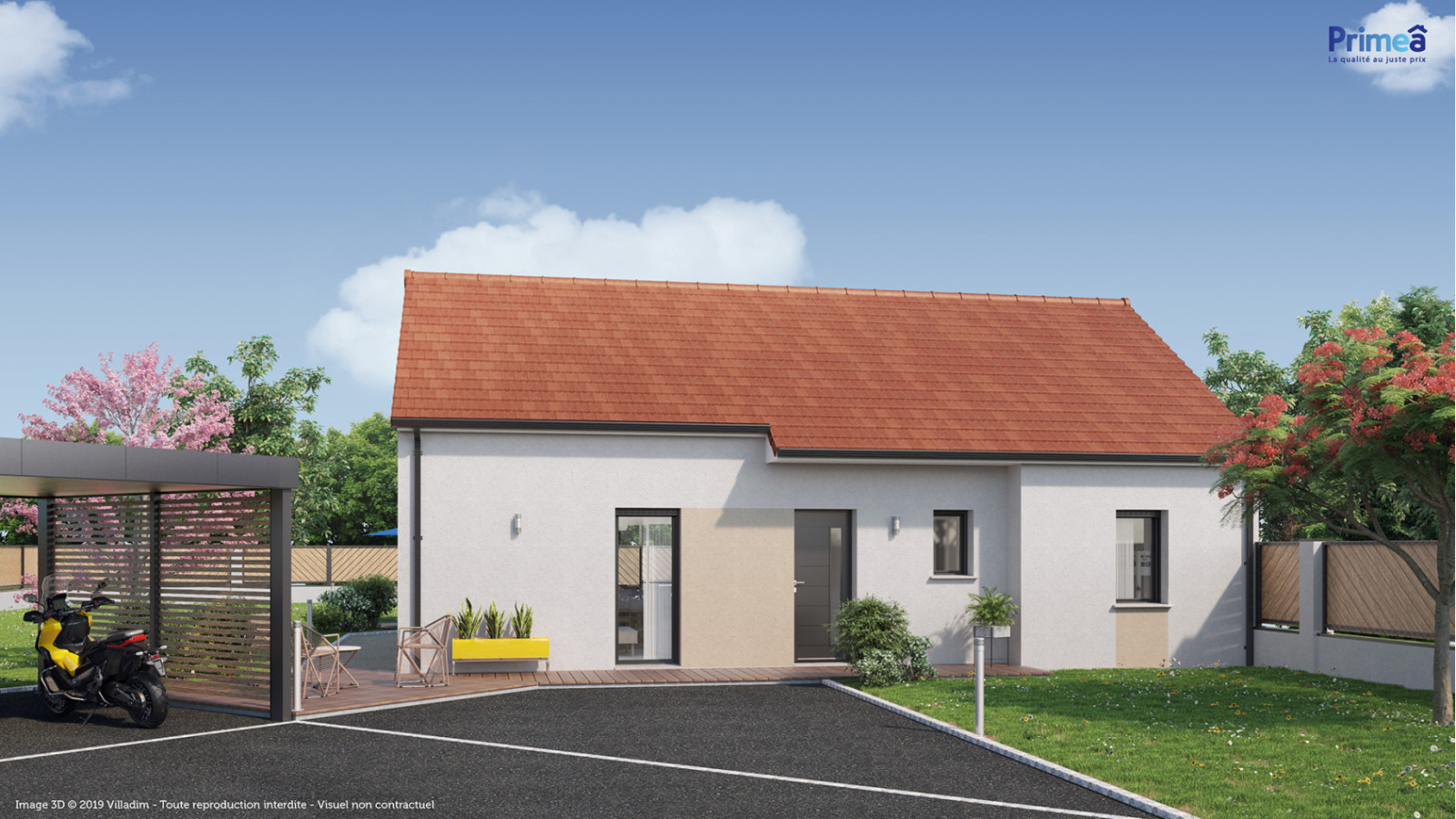Maison neuve à Champvans avec 3 chambres sur terrain de 612m2 / image 2
