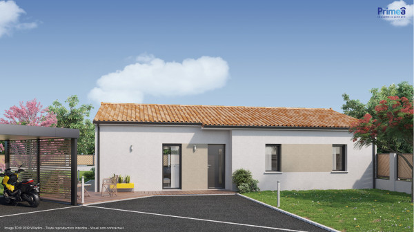 Maison neuve à Vivonne avec 4 chambres sur terrain de 464m2 - image 1