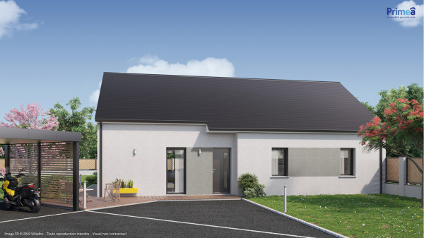 Maison neuve à Domagné avec 4 chambres sur terrain de 250m2 - image 1