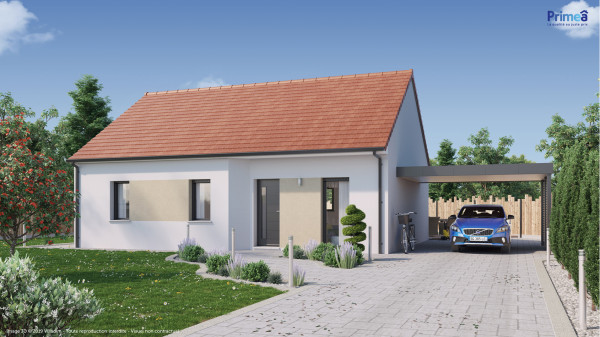 Maison neuve à Chailles avec 3 chambres sur terrain de 570m2 - image 1