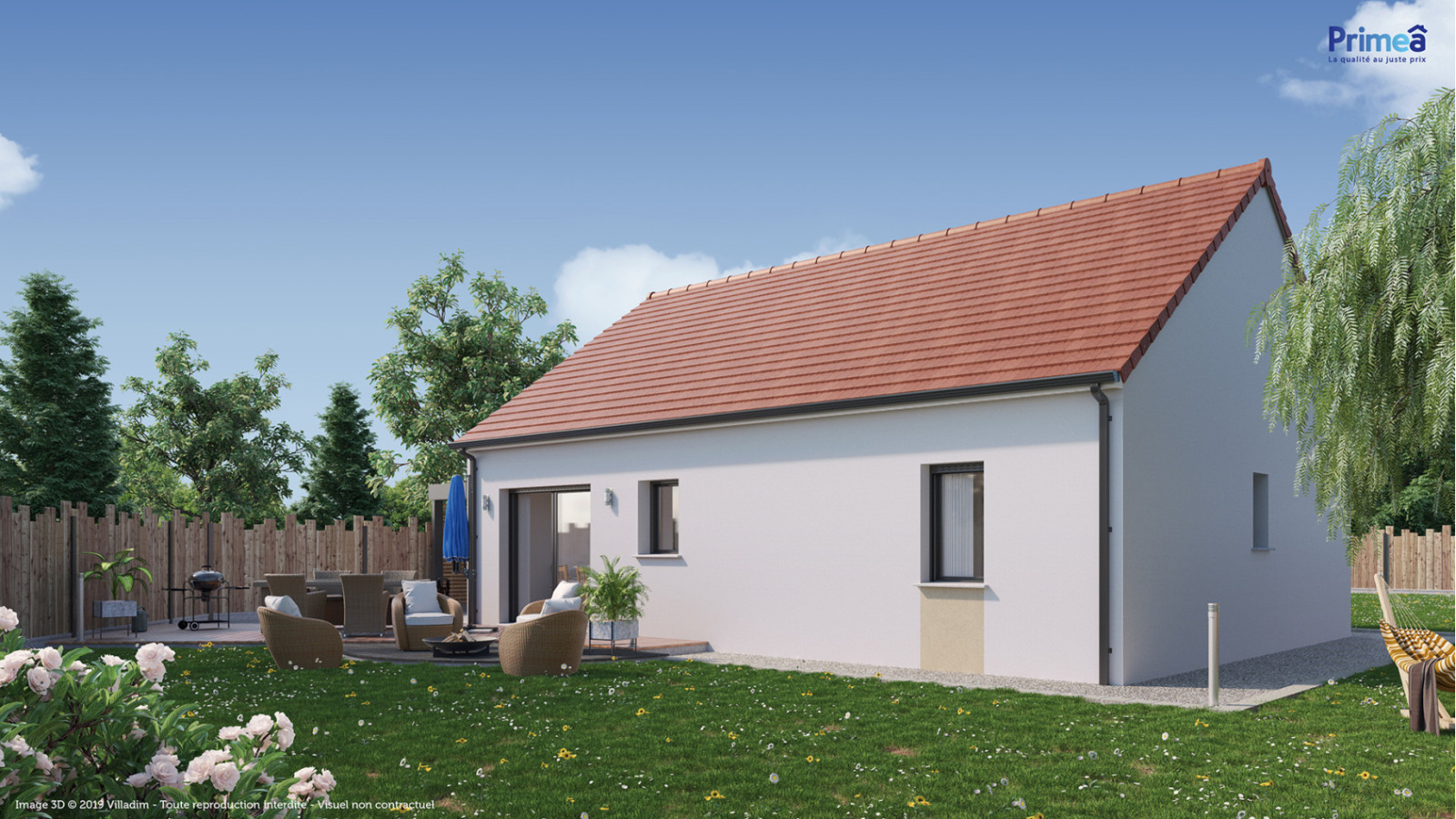 Maison neuve à Labergement-lès-Seurre avec 3 chambres sur terrain de 790m2 / image 3