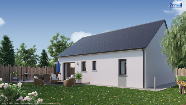 Maison neuve à Pontivy avec 3 chambres sur terrain de 637m2 - image 2