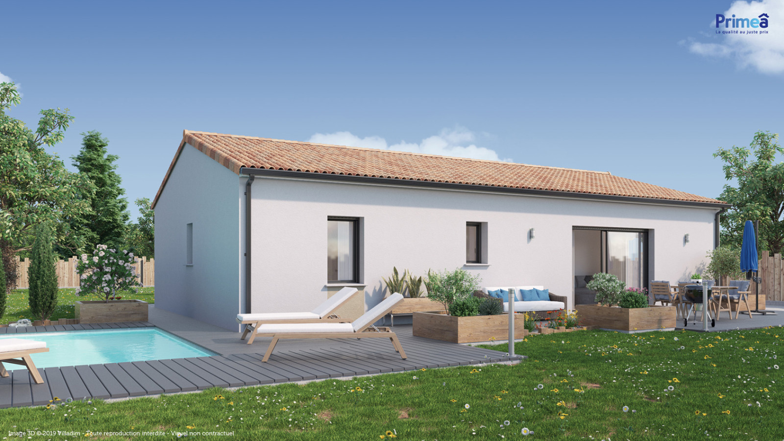 Maison neuve à Saint-André-de-Cubzac avec 3 chambres sur terrain de 378m2 / image 3