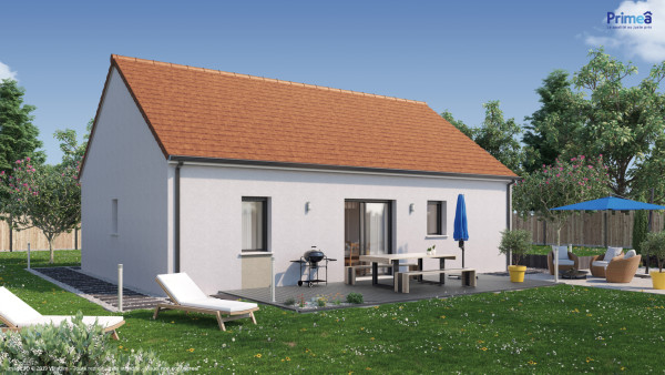 Maison neuve à Étevaux avec 2 chambres sur terrain de 725m2 - image 2