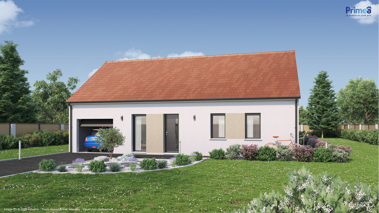 Maison neuve à Labergement-lès-Seurre avec 3 chambres sur terrain de 790m2 / image 3