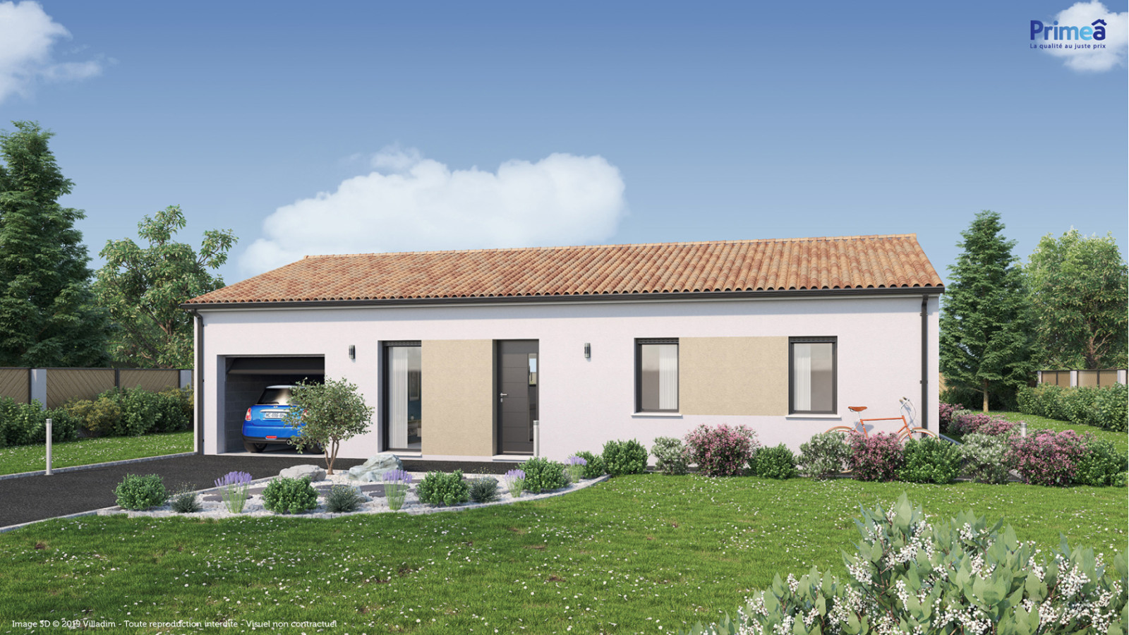 Maison neuve à Civray avec 4 chambres sur terrain de 858m2 / image 2