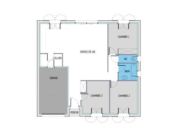Plan (maison 1364)