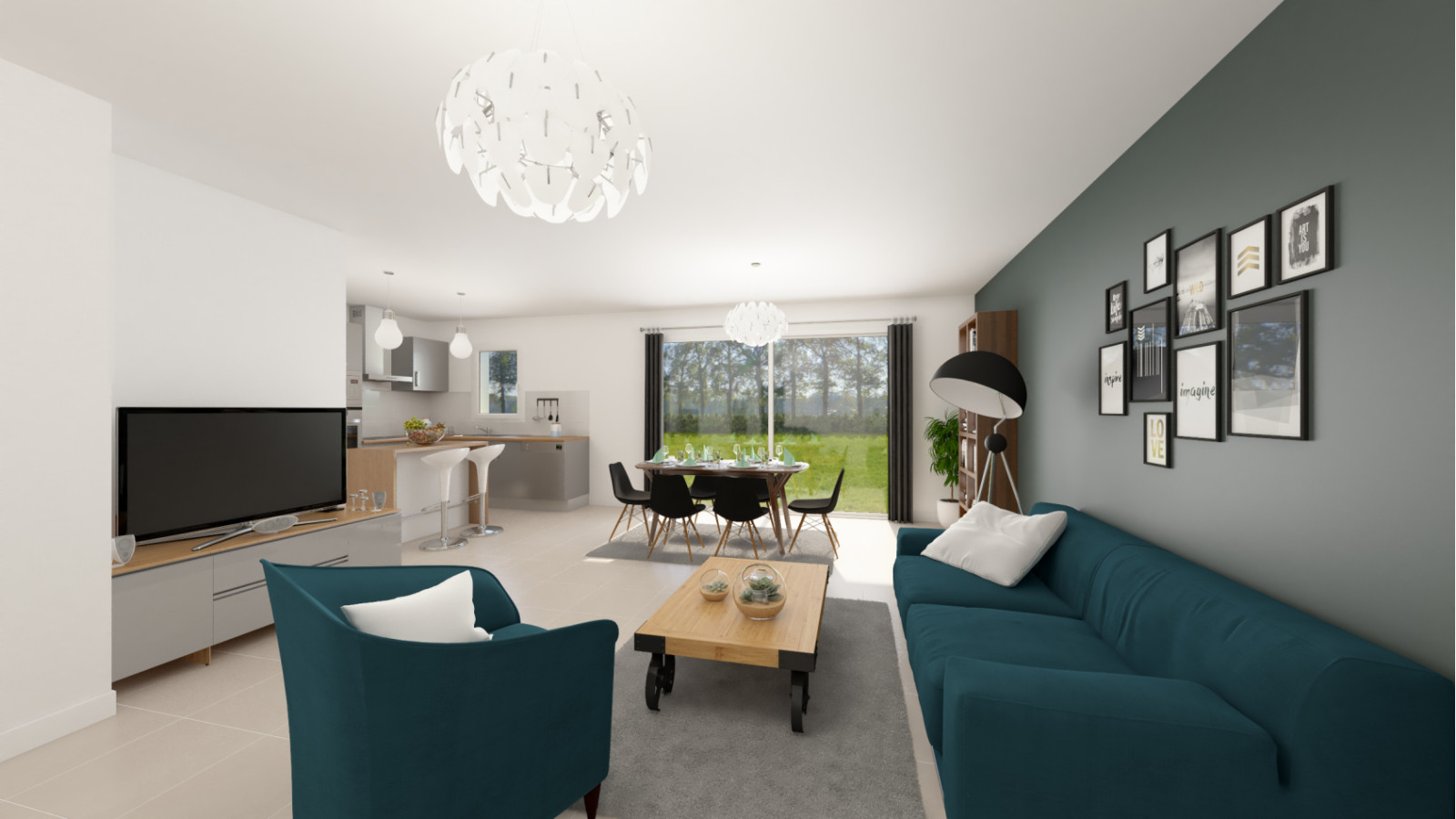 Maison neuve à Villeneuve-en-Retz avec 3 chambres sur terrain de 474m2 / image 7