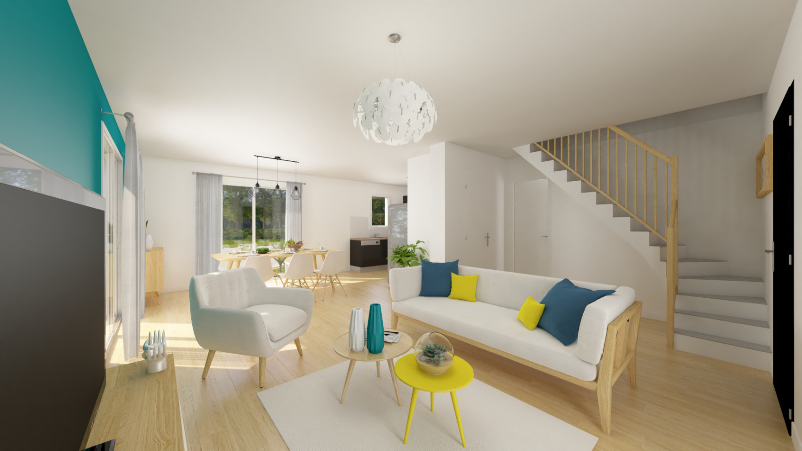 Maison neuve à Fleurey-sur-Ouche avec 4 chambres sur terrain de 506m2 / image 4