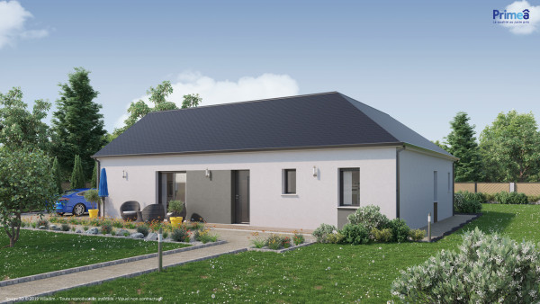Maison neuve à Laperrière-sur-Saône avec 4 chambres sur terrain de 6000m2 - image 2