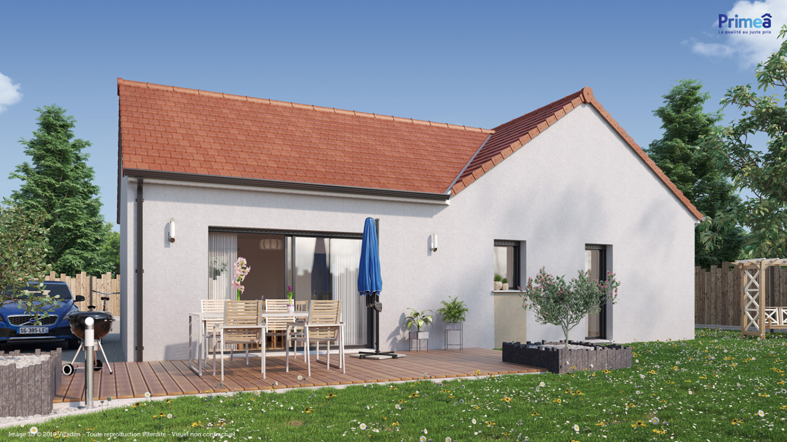 Maison neuve à Painblanc avec 3 chambres sur terrain de 1174m2 / image 2