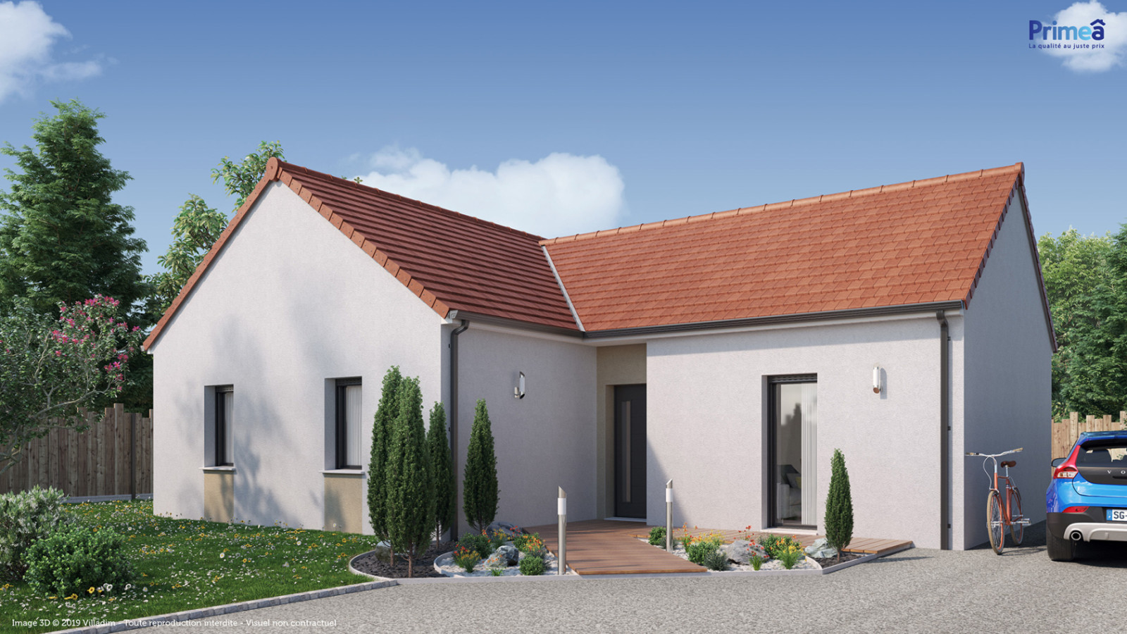 Maison neuve à Painblanc avec 3 chambres sur terrain de 1174m2 / image 3