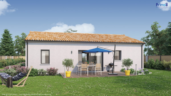 Maison neuve à Vouillé avec 2 chambres sur terrain de 446m2 - image 2