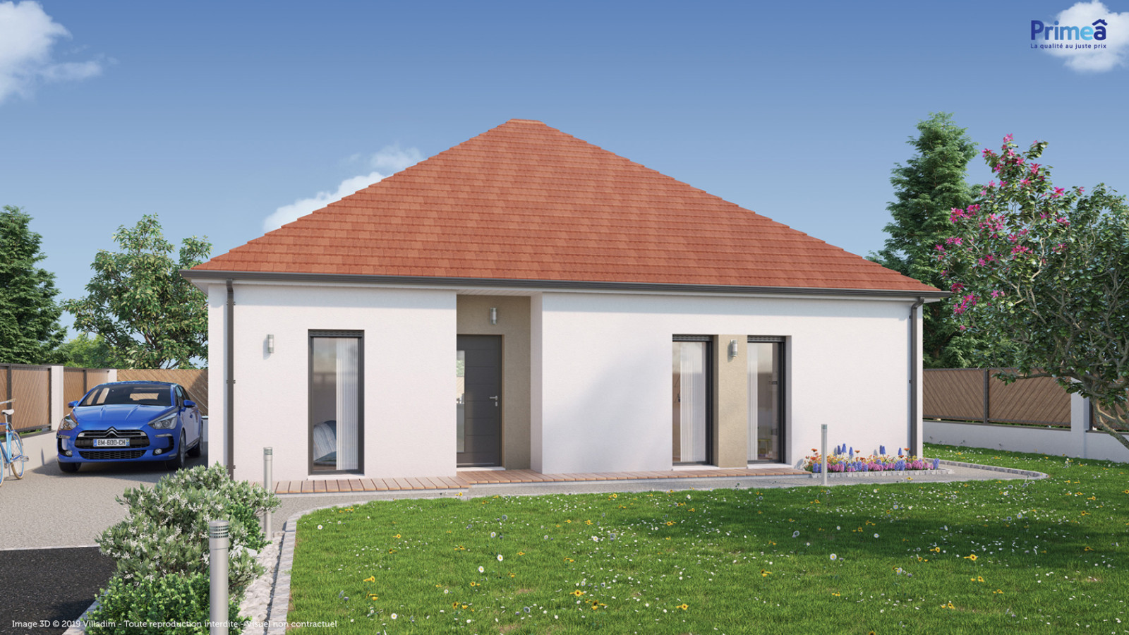 Maison neuve à Étevaux avec 4 chambres sur terrain de 725m2 / image 2