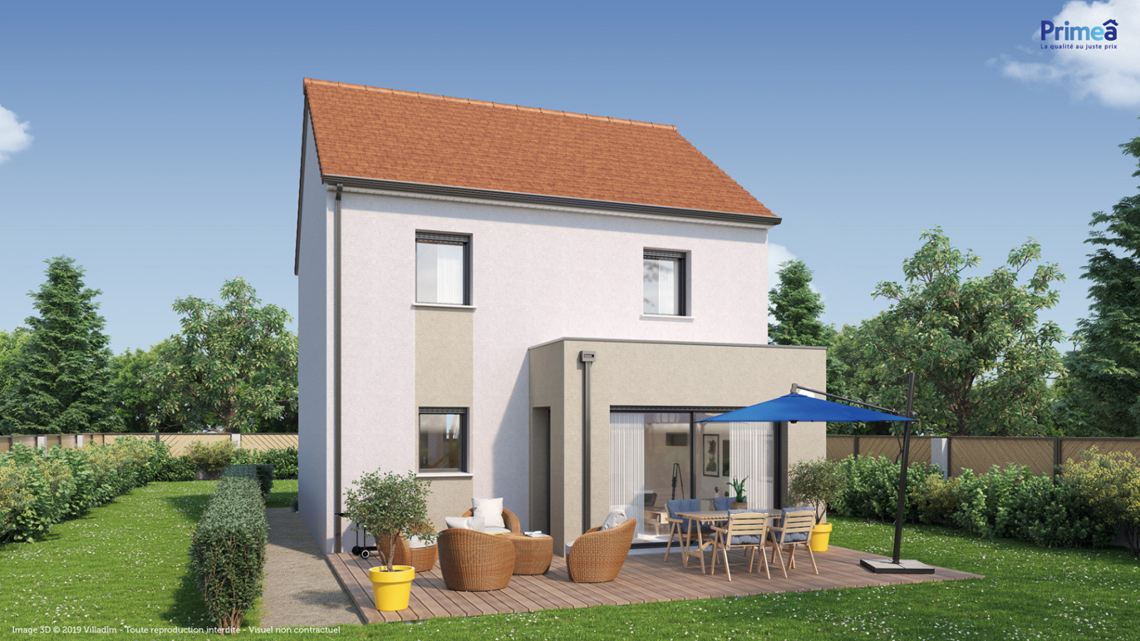 Maison neuve à Saint-Apollinaire avec 4 chambres sur terrain de 430m2 / image 2