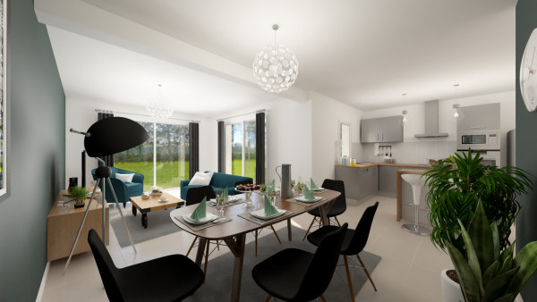 Maison neuve à Pont-Saint-Martin avec 4 chambres sur terrain de 412m2 - image 3