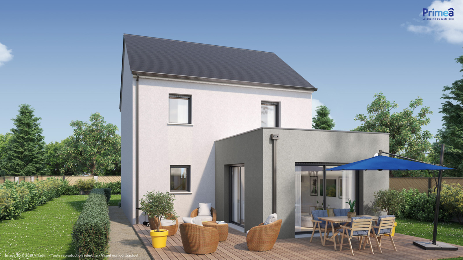 Maison neuve à Loudéac avec 4 chambres sur terrain de 402m2 / image 2