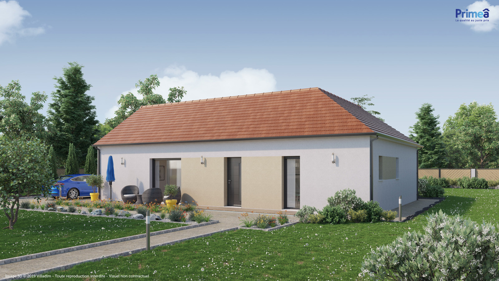 Maison neuve à Binges avec 3 chambres sur terrain de 650m2 / image 3