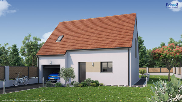 Maison neuve à Villebichot avec 4 chambres sur terrain de 603m2 - image 2