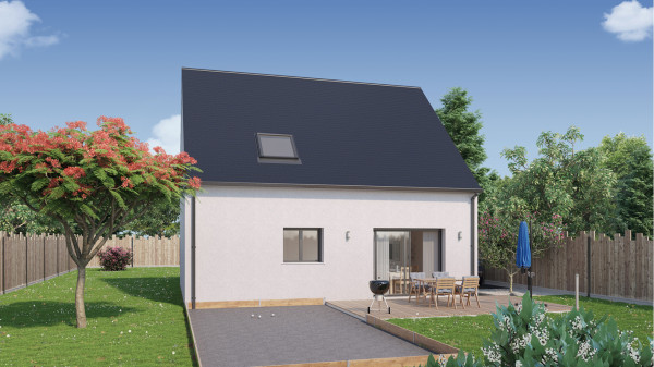 Maison neuve à Baugé-en-Anjou avec 4 chambres sur terrain de 400m2 - image 2