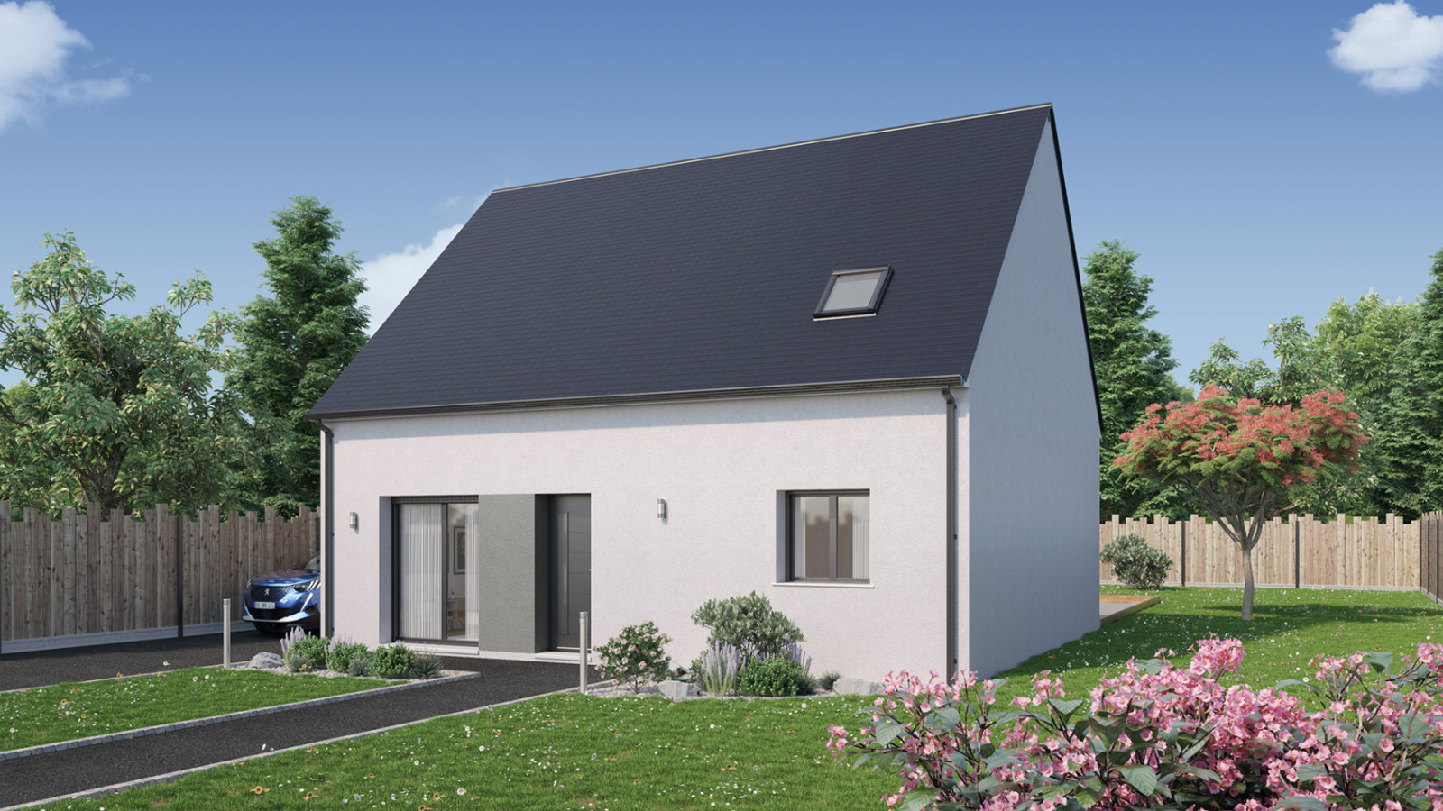 Maison neuve à Joué-sur-Erdre avec 4 chambres sur terrain de 430m2 / image 2
