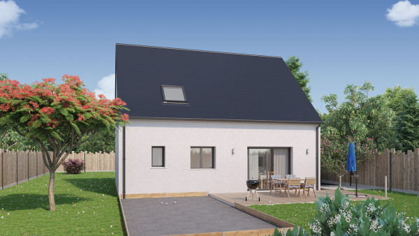 Maison neuve à Joué-sur-Erdre avec 4 chambres sur terrain de 430m2 - image 2