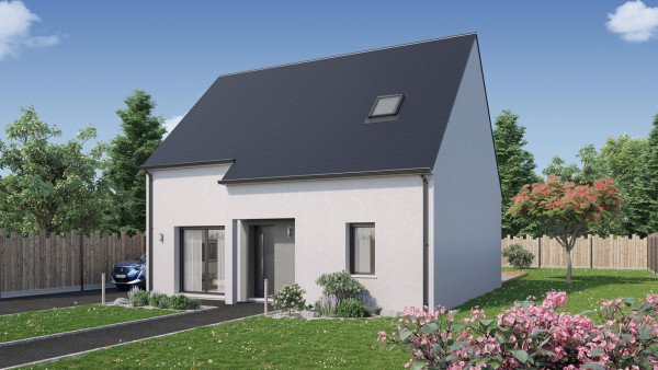 Maison neuve à Artannes-sur-Indre avec 4 chambres sur terrain de 531m2 - image 1