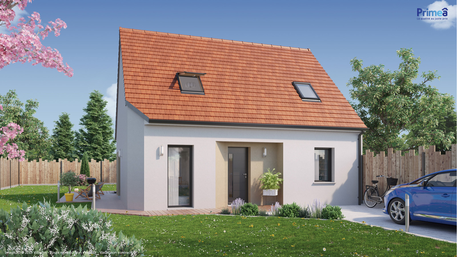 Maison neuve à Chanceaux-près-Loches avec 4 chambres sur terrain de 602m2 / image 3